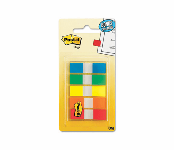 3M 3M MMM6835CF Post-it Flags in Portable Dispenser (100 Flags / 5 Dispensers) 683-5CF