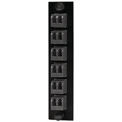 HUBBELL Hubbell Premise Wiring FSPLCDM6BK Fiber Adapter Panel