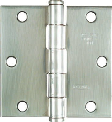 NATIONAL HARDWARE National Mfg N225-920 Square Corner Door Hinge 3.5in Ss