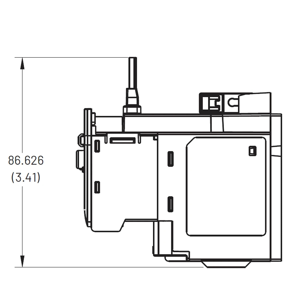 SPRECHER & SCHUH Sprecher and Schuh CEP7-EECB Electronic Overload Relay 1-100 A Range (CA7 Mount)