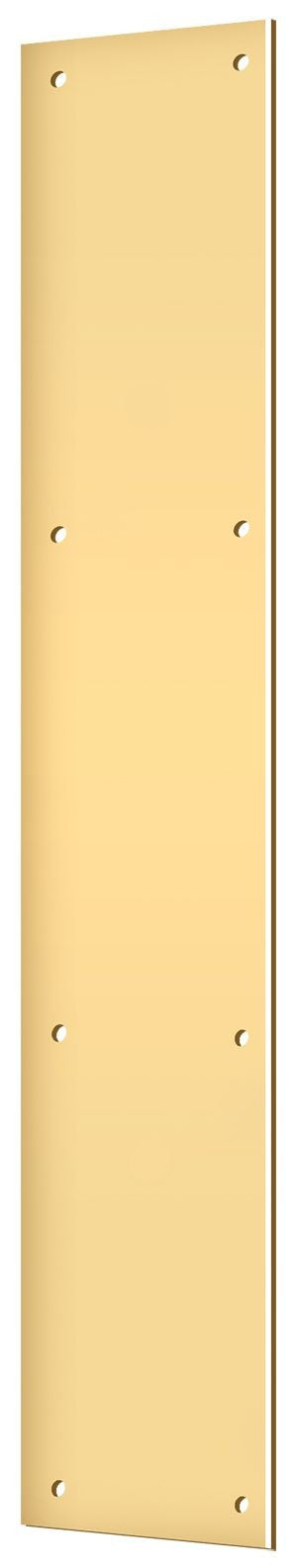 DELTANA Deltana PP3520CR003 Push Plate 3.5x20 Lifetime Brass
