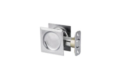 KWIKSET Kwikset 334SQT-26D Square Pocket Door Lock Satin Chrome