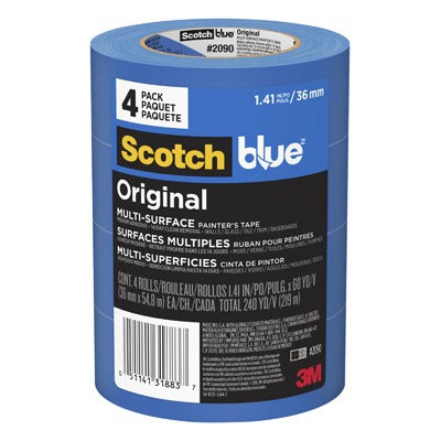 3M 3M Company 2090-36EP4 Painters Tape 1.41in X 60yd 4 Pack
