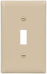 LEGRAND Pass Seymour TP1I 1 Gang Toggle Switch Wall Plate Ivory