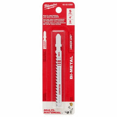 MILWAUKEE Milwaukee 48-42-5300 4in 6TPI T-shank Jigsaw Blade 5-pack