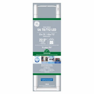 GE G E Lighting 93129788 Led T8 U-shaped Lamp 15W 1800 Lumens