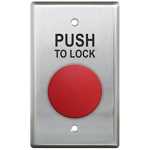 CAMDEN DOOR CONTROLS Camden Door Controls CM-410R/8 Mushroom Push Button Panel