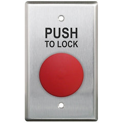 CAMDEN DOOR CONTROLS Camden Door Controls CM-410R/8 Mushroom Push Button Panel