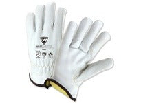 PIP Pip ks992k/l Leather Driver Glove Ansi A4 Kevlar Liner Large