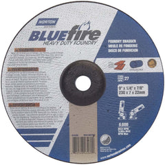 NORTON Norton 66252843260 Type 27 Grinding Wheel 9 in 20 Grit