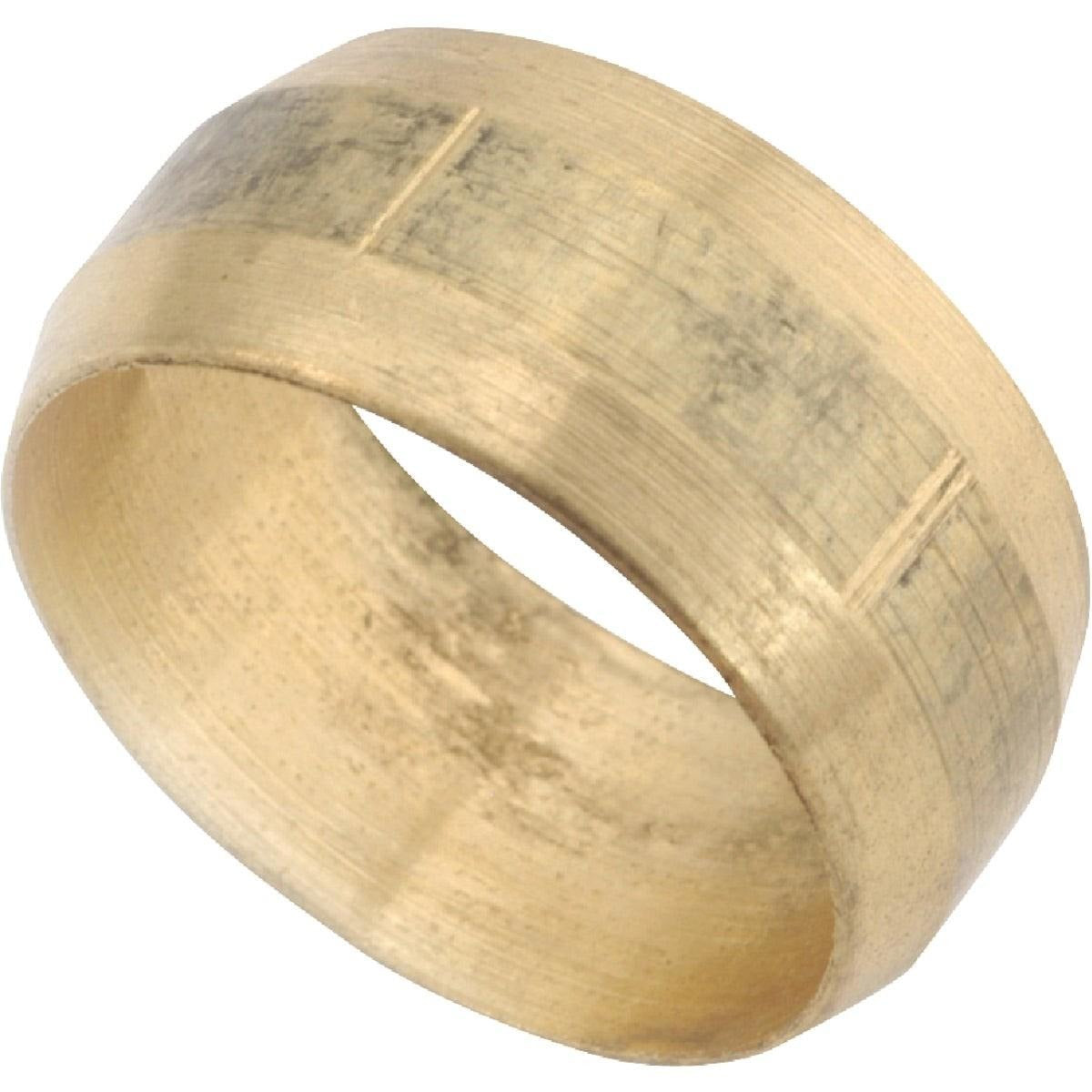 ANDERSON METALS Anderson Metals 730060-04 1/4 In Low Lead Brass Compression Sleeve (5-Pack)