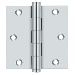 DELTANA Deltana DSB3526 Square Door Hinge 3.5x3.5 Bright Chrome