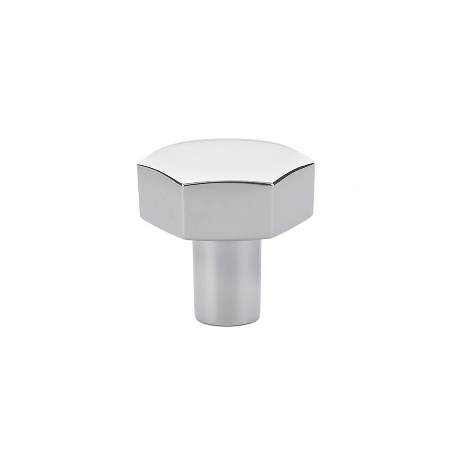 EMTEK Emtek 86457US26 Mod Hex Cabinet Knob Polished Chrome