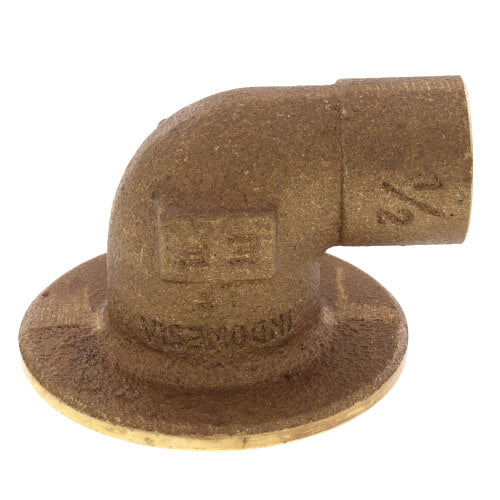 EVERFLOW Everflow CFFE0012-NL 1/2 C X F Cast Brass 90-Degree Flanged Sink Elbow Lead Free