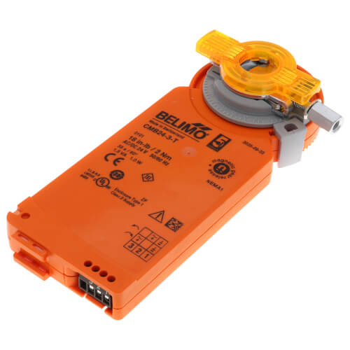BELIMO Belimo CMB24-3-T Damper Actuator 18 in-lb Non-Spg Rtn 24V On/Off/Floating Point