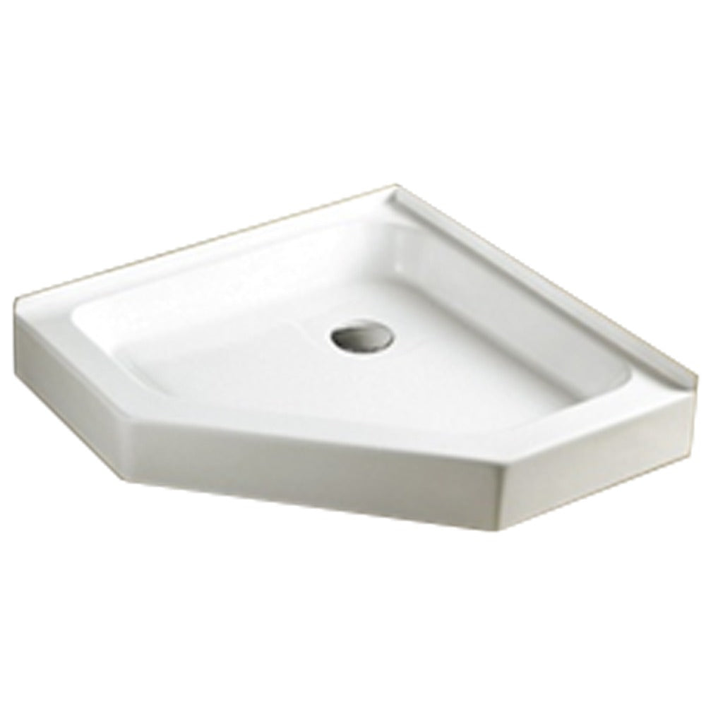 DAKOTA Dakota Plumbing Products USB-ASBC424255CTF-W Corner Shower Base