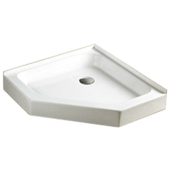 DAKOTA Dakota Plumbing Products USB-ASBC424255CTF-W Corner Shower Base