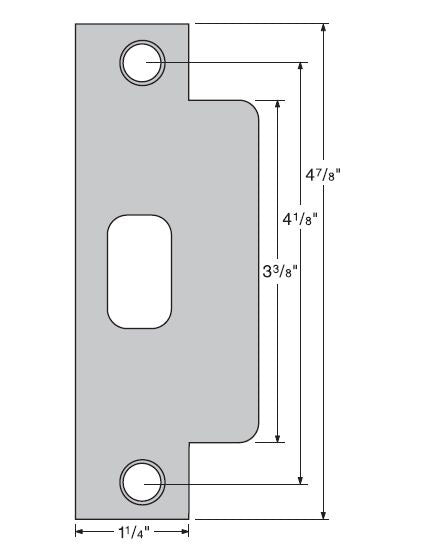 KWIKSET Kwikset 83846-015 Asa Strike Satin Nickel