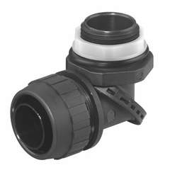Hubbell Wiring Device-Kellems PS1009NBK Liquidtight Connector 1 Inch Non-Metallic
