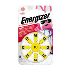 ENERGIZER Eveready Battery Co AZ10DP-8 Zinc Air Hearing Aid Battery