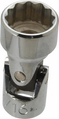 PROTO Proto J5278A 11/16 Inch 12-point 3/8 Drive Hand Socket