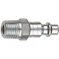 TRU-FLATE Tru-Flate 12-227 Industrial/Milton 3/8 in MNPT Steel Industrial Plug (Pack)