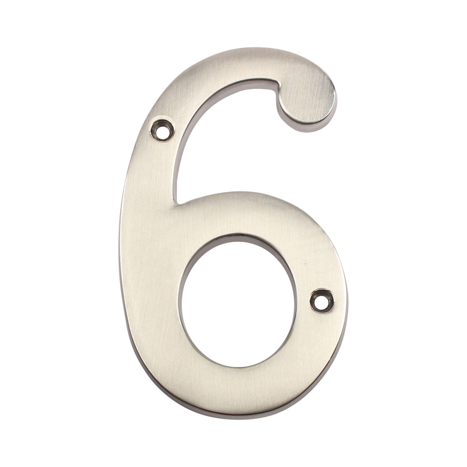 PAMEX Pamex DD074S6SN House Number 4 Inches Satin Nickel