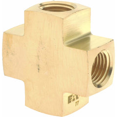 EATON Eaton 3950X4 Brass Female Cross 1/4 Inch Fnptf