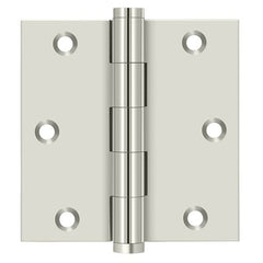 DELTANA Deltana DSB3514 Square Door Hinge 3.5x3.5 Bright Nickel