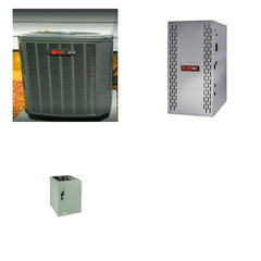 TRANE TRANE 36000 BTU R-454B 15.2 SEER2 Central Heat Pump + Furnace + Coil