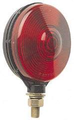 PETERSON MANUFACTURING Peterson V313-2RA Round Reflector Lens 4.125 in Red Amber