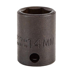 PROTO Proto J7214M Impact Socket 3/8 in Drive 14mm 6-point