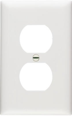 LEGRAND Pass Seymour TP8WCP10 Duplex Wall Plate 1 Gang White 10 Pack