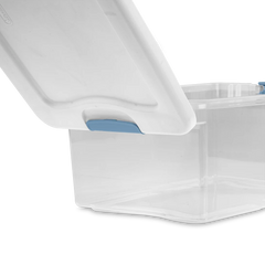 STERILITE Sterilite 14948012 15 Quart Latching Storage Tote (12 Pack)