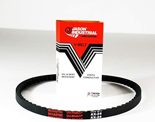 JASON INDUSTRIAL Jason Industrial AX24 Cogged V Belt 26 Inch Outside Length (Pack of 1)