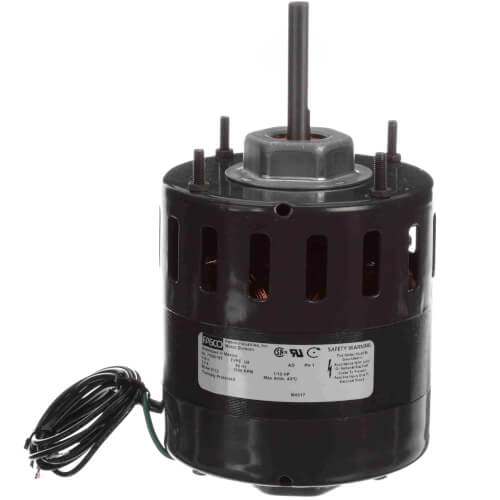 GENTEQ MOTORS Fasco D112 Motor 1/10HP 115V 1PH 1500RPM Sleeve Bearing