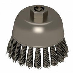 WEILER Weiler 94689 Knotted Cup Brush 2-3/4 in Stainless Steel