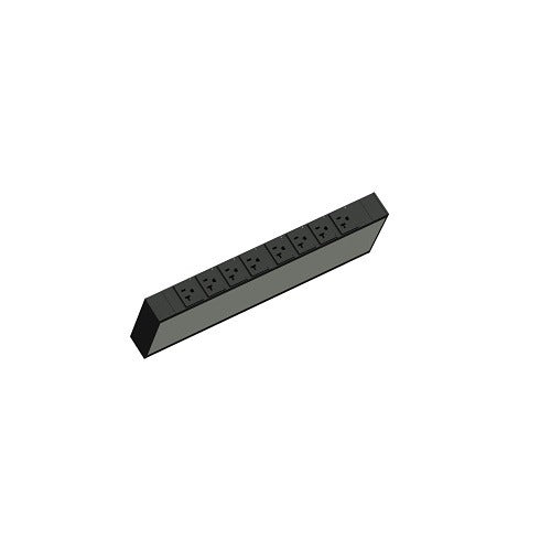 MIDDLE ATLANTIC Middle Atlantic LP-61110 Rackmount Power Strip 1U 12A 120V 8 Outlet