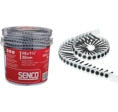SENCO Senco 06A125P DuraSpin No. 6 1-1/4-Inch Drywall to Wood Collated Screw (1,000 per Box)
