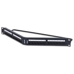 BELDEN Belden Inc. RV6PPA1U24BK CAT6 Angled Patch Panel 24 Port