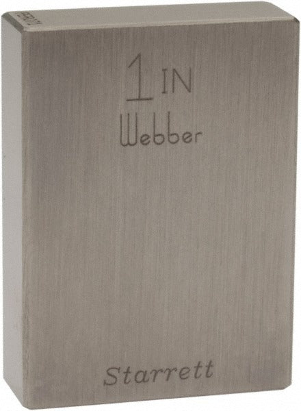STARRETT Starrett Rs 1.000 A1 Steel Gage Block 1 Inch Grade 0