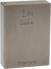 STARRETT Starrett Rs 1.000 A1 Steel Gage Block 1 Inch Grade 0