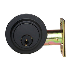 EMTEK Emtek 8467US19 Single Cylinder Deadbolt Flat Black