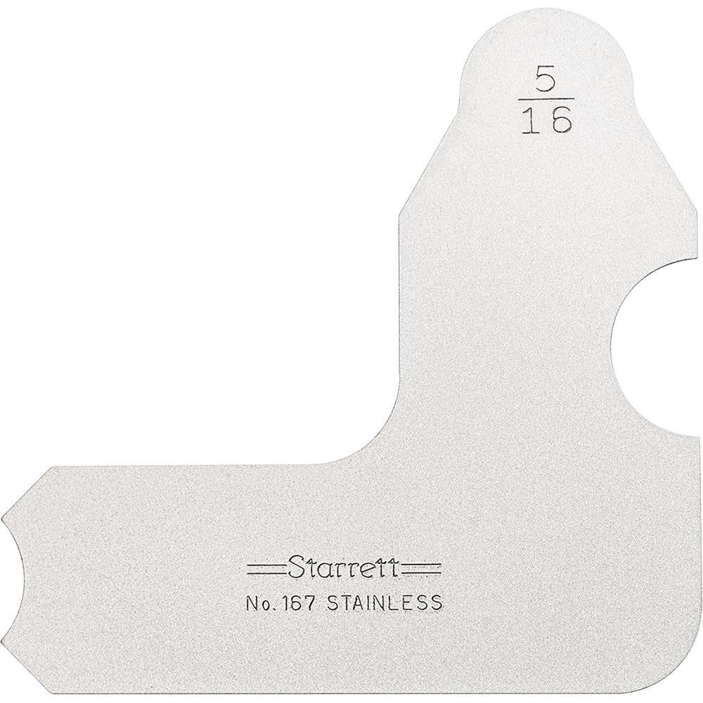 STARRETT Starrett 50639 Radius Gage 5/16 Inch Stainless Steel