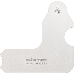 STARRETT Starrett 50639 Radius Gage 5/16 Inch Stainless Steel