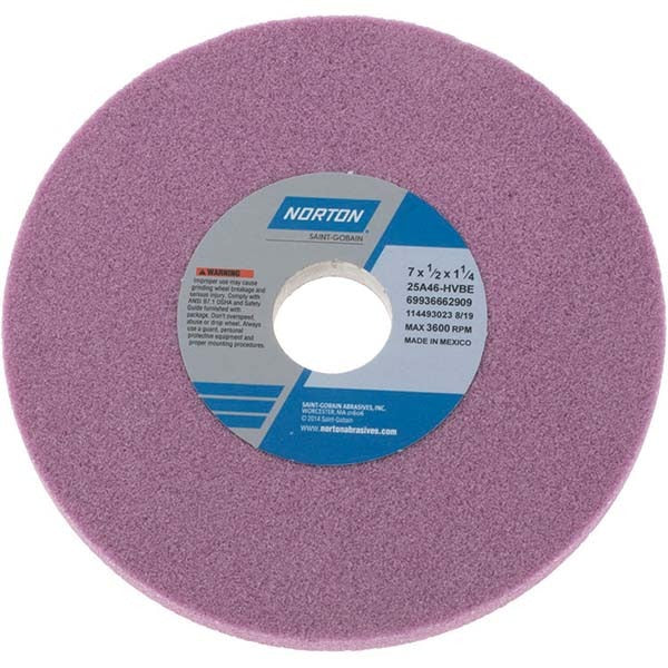 NORTON Norton 69936662909 Surface Grinding Wheel 46 Grit 7in