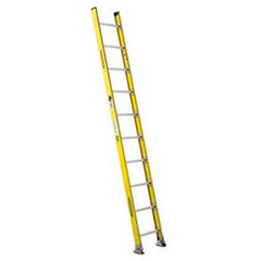 WERNER Werner 1902915 Fiberglass Straight Ladder 375 Lb 10 Ft