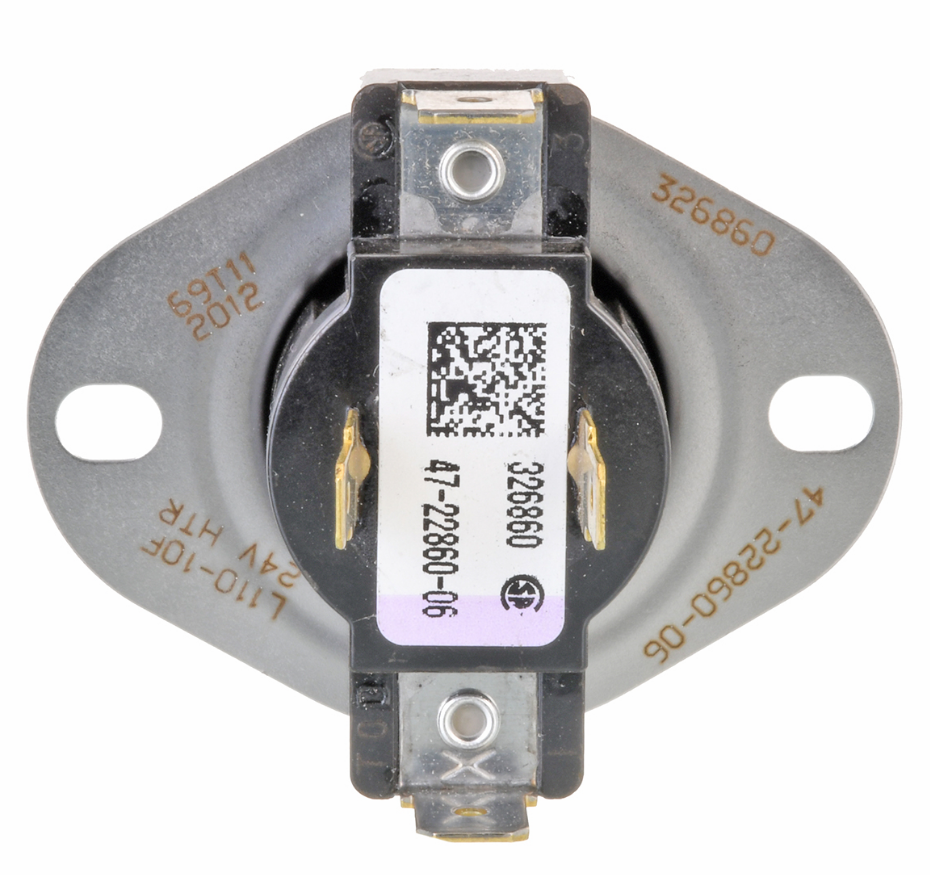RUUD RUUD 47-22860-06 SPST Flanged Airstream Limit Control Switch