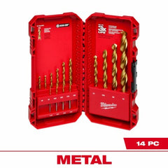 MILWAUKEE Milwaukee 48-89-0011 Titanium Drill Bit Set 14 Piece