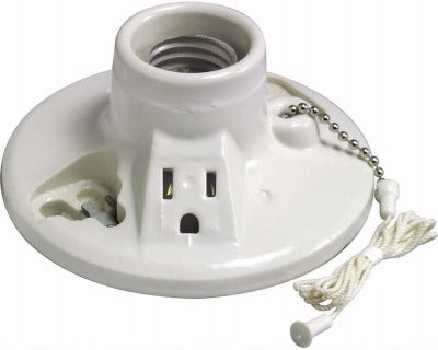 LEVITON Leviton Mfg Co 014-09726-00C Porcelain Lampholder 660W 125V